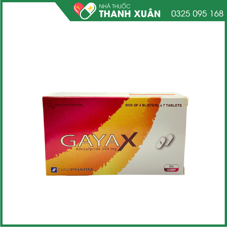 Thuốc Gayax 200 điều trị tâm thần phân liệt cấp và mạn tính